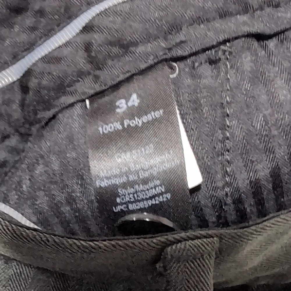 George Men's Dark Gray Dress Pants 34 - Picture 4 of 9